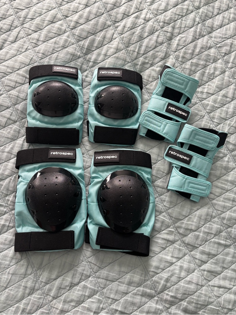 Retrospec Aqua Protective Pad Set (Knee, Elbow, Wrist) in Adult Size L